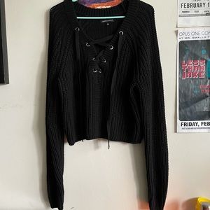 Kendall and Kylie Black Sweater